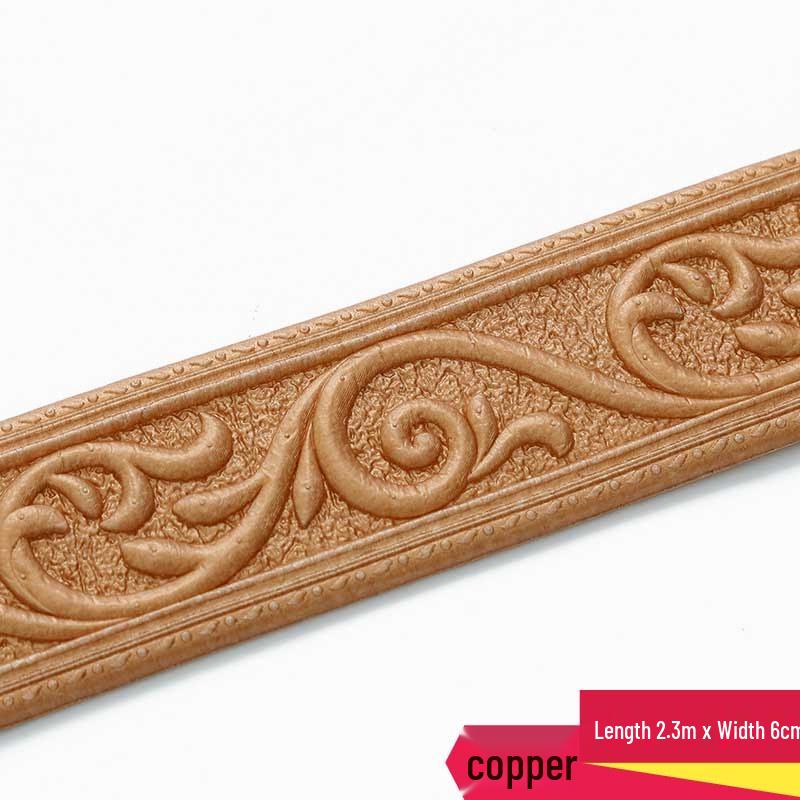 Водонепроницаемые 3D самоклеящиеся наклейки для плинтусов и окантовки дверных проемов