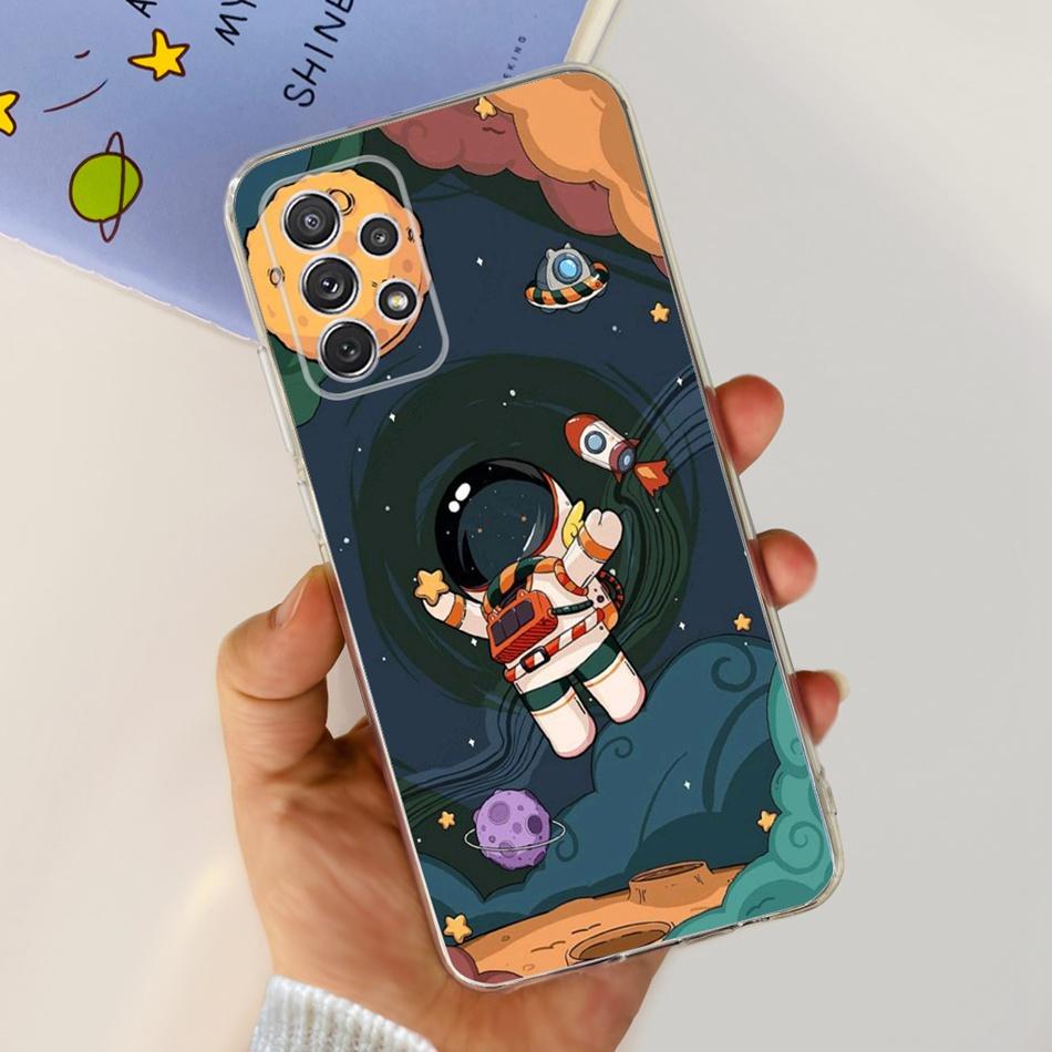 Чехол для Samsung Galaxy A52 Чехол Samsung A52s 5G Элегантная Печать Мягкий Силикон ТПУ Задняя Крышка Телефона Для Samsung A52 4G 5G A 52 52s