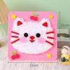 Sewing Needle and Thread Painting Cartoon Animal Felt Sewing Kit  Beginners