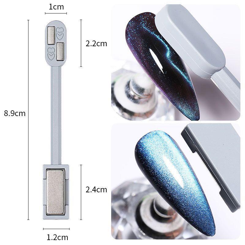 Magnetic Nail Art Crystal Stone Kit with Strong Rods: Round, Square, Cylindrical Neodymium Magnet