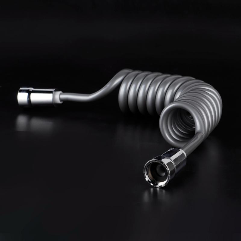 Новый гибкий шланг для душа из полиуретана + АБС-пластика серого цвета, распылитель для биде, аксессуары для ванной комнаты