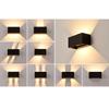 Aluminum LED Wall Lamp Outdoor Waterproof IP65 Interior Wall Light 12W24W Porch Garden Lights Living Room Street Stairs Lighting