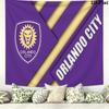 Orlando City SC Wall Tapestry Aesthetic Wall Hanging Printed Fabric Blanket Decorative Tapestries for Bedroom Living Room Home Decor