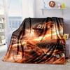 Knightly Crusader Armor Blanket Flannel Blanket for bed, sofa, Camping, Hiking, Picnic Essentials, gift for family Fan gifts