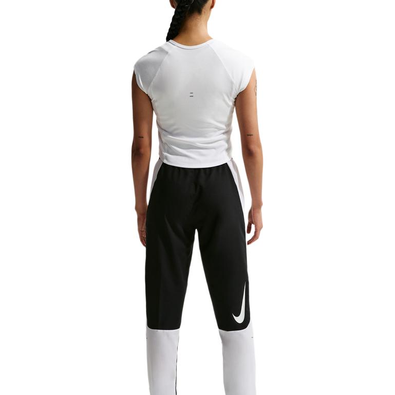 Nike Tempo As W Nk Swoosh Run Df Круглый вырез Пуловер Удобная футболка с коротким рукавом Женские футболки II5520-100
