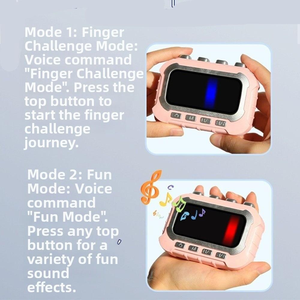 Electronic Kid Fingertip Fidget Toy Fast Press Puzzle Game Machine Music Rhythm Game Home Use