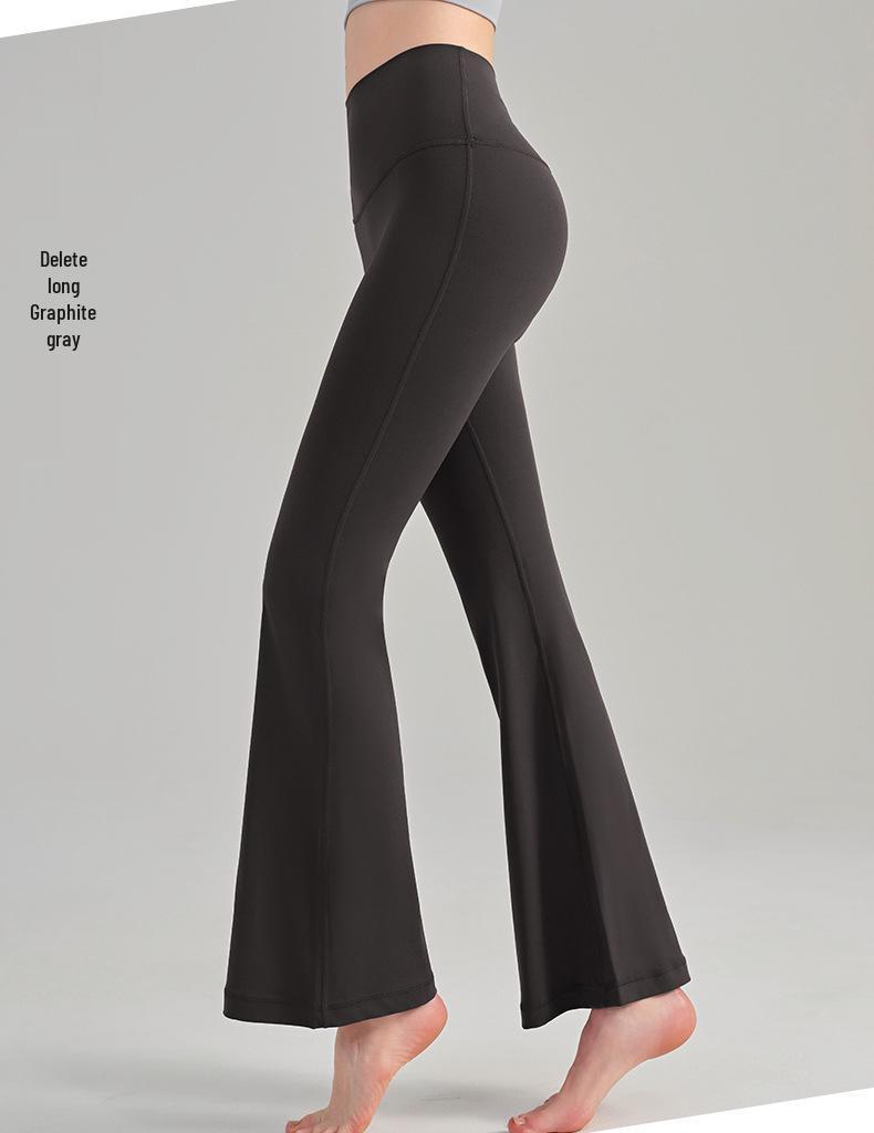 Молодежные брюки для йоги NS Nude Feeling с высокой талией и расклешенным низом для женщин – Подтягивающие бедра, плотно облегающие, идеально подходят для фитнеса и йоги