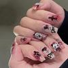 24pcs Long Stiletto and Ballerina Fake Nials Cat Eye Press on Nails Manicure False Nails  DIY