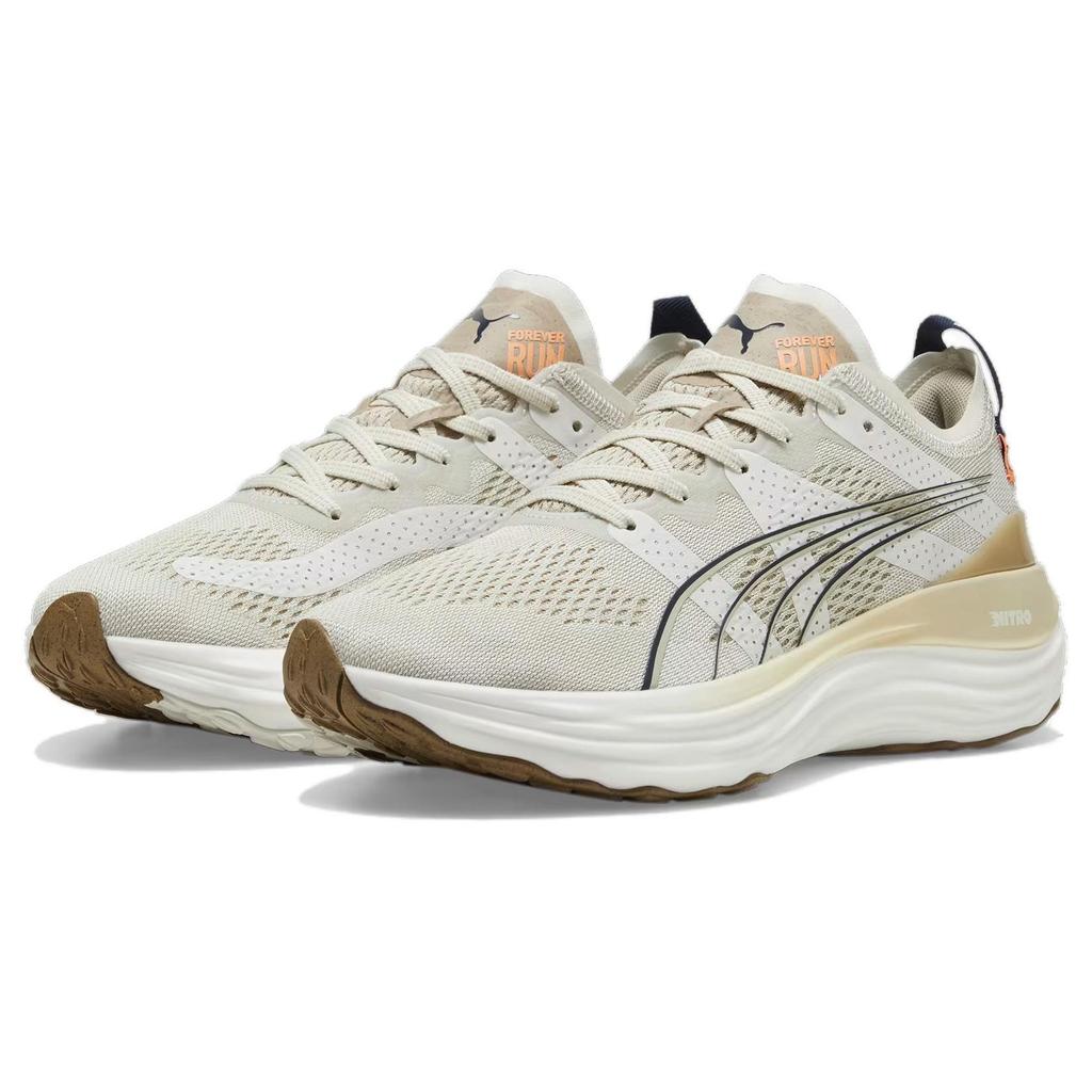 Puma First Mile X ForeverRun Nitro Vapor Grey Club Navy Men Sneakers Cream Putty 379641-01