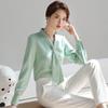 Women Spring Autumn Style Blouses Shirts Lady Casual Long Sleeve Bow Tie Collar Blusas Tops