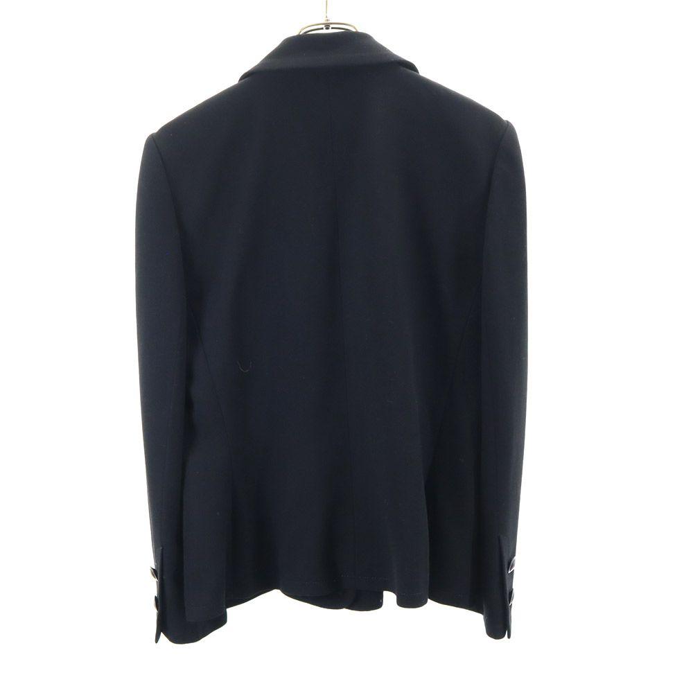 Givenchy Шерстяной приталенный пиджак 90-х 12 черный HI FORMAL Формальный Старый Винтажный Женский Б/у