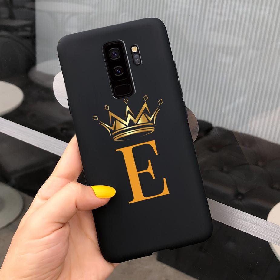 For Samsung Galaxy S9 Plus Case Stylish Couple Letters Cover Soft Silicone Phone Case For Samsung S9 S9+ Back Cover Matte Bumper