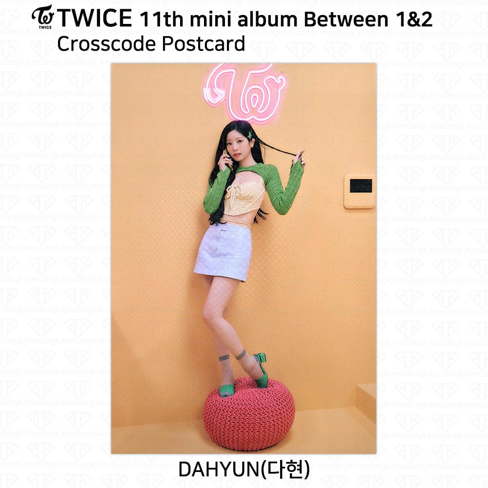 Twice 11-й мини-альбом между 1 и 2 Дахён, фотокарточка, открытка, наклейка Polaroid POB