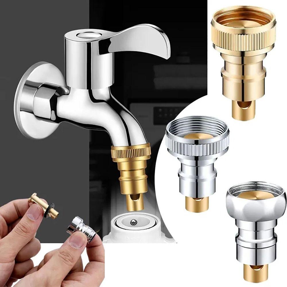 1Pcs Copper Inner Core Water Stop Valve Anti Falling Automatic Check Valve  for Washing Machine