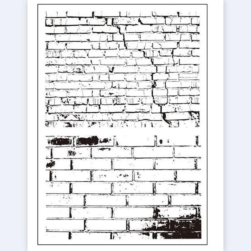 Настенный фон, прозрачные силиконовые штампы для DIY, скрапбукинга/изготовления карт/детских ремесел, забавные украшения, принадлежности