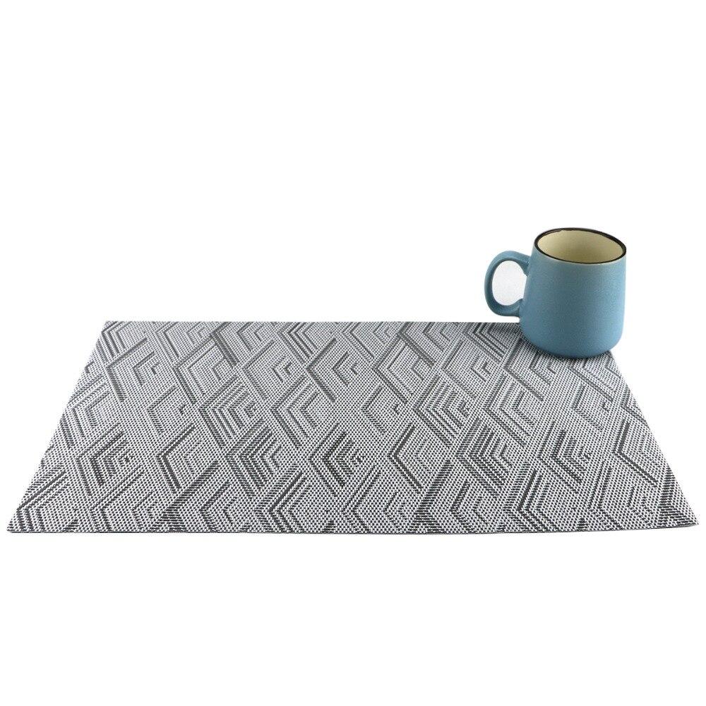 6Pcs/Set Pvc Placemat Dining Table Mats Set Table Bowl Pad Napkin Dining Table Tray Mat Coasters Kids Table Set