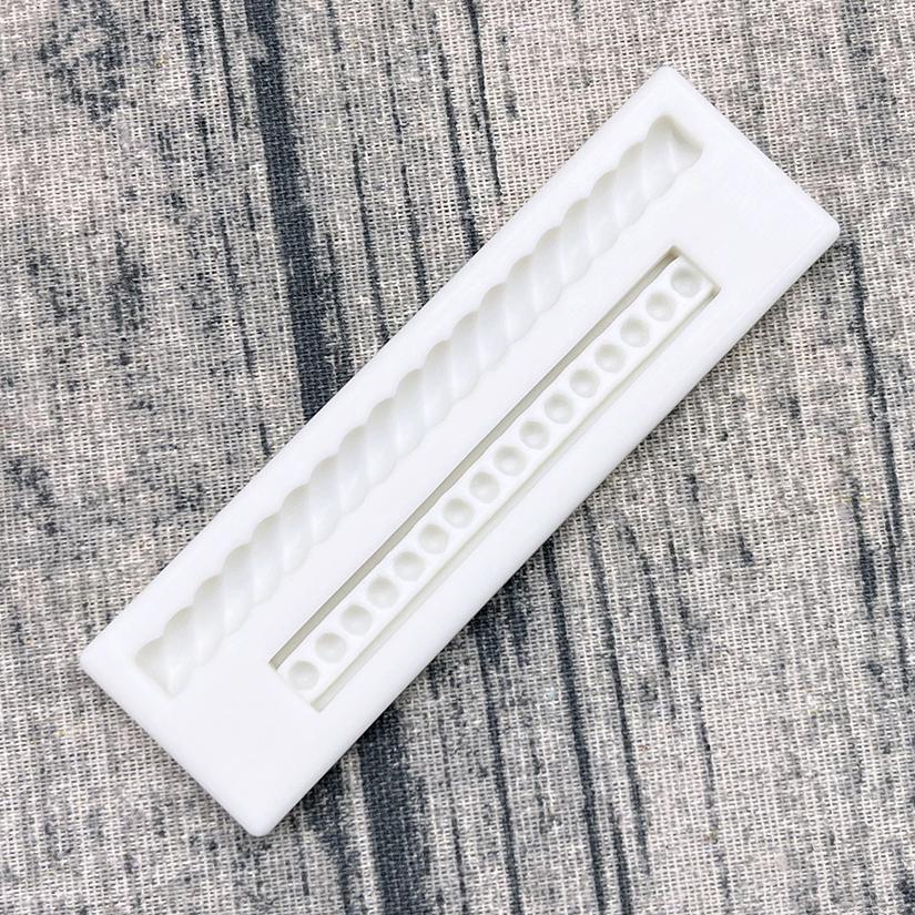Pearl Rope Lace Silicone Cake Baking Mold Sugarcraft Chocolate Cupcake Resin Tools Fondant Decorating Tools