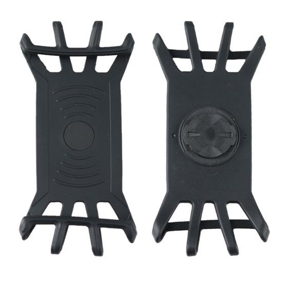 Bicycle Phone Holder Silicone Band for Garmin Computer Interface Adjustable Anti-slip MTB Mountain Road Bike Scooter Mobile Cell Phone Mount