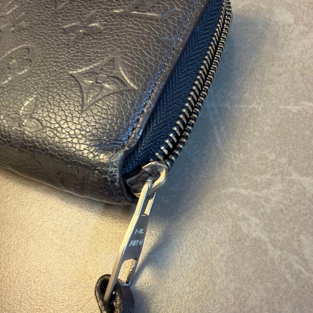 Used Louis Vuitton Empreinte Studded Zippy Wallet Long Wallet Good Condition