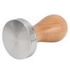 Wooden Handle Espresso Tamper 304 Stainless Steel Coffee Tamping Tool Coffee Tamper  Coffee Making