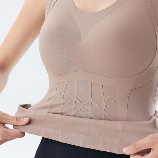 Женская термомайка без рукавов с флисовой подкладкой, теплая, нижнее белье, камисоль с подкладкой, базовый слой для холодной погоды