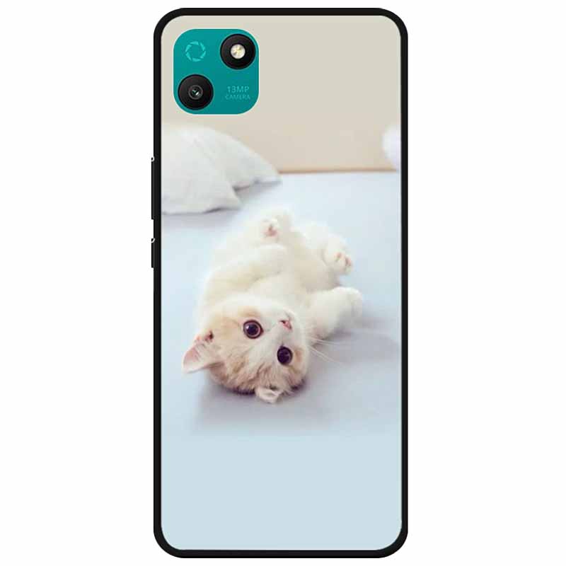 For Wiko T10 / T3 Case Soft Cartoon Cat TPU Silicone Phone Shells for WIKO T3 Bumper on for WikoT10 T 3 Fashion Protective Bags