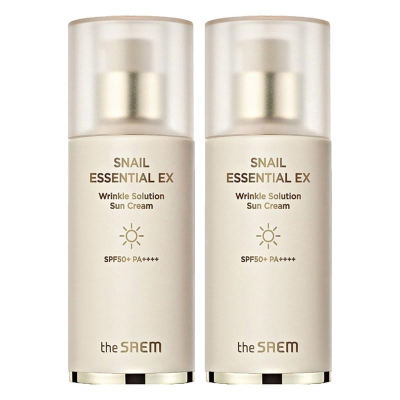 The Saem Snail Essential EX Wrinkle Solution Sun Cream, 40ml, 2 pcs