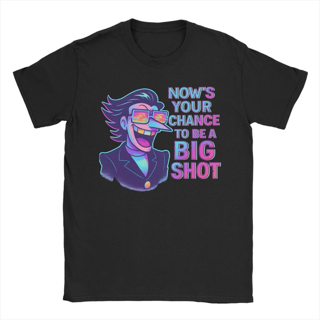 Men Women Spamton and Tenna Child of Divorce Deltarune Game T Shirt Cotton Graphic Printing Tee Shirts Clothing Outfits Tops