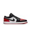 Мужские кроссовки Air Jordan 1 Low Bred Toe 2.0 White Varsity-Red Black 553558-161