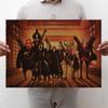 One Piece Retro Kraft Paper Anime Poster - Dorm Wall Decor