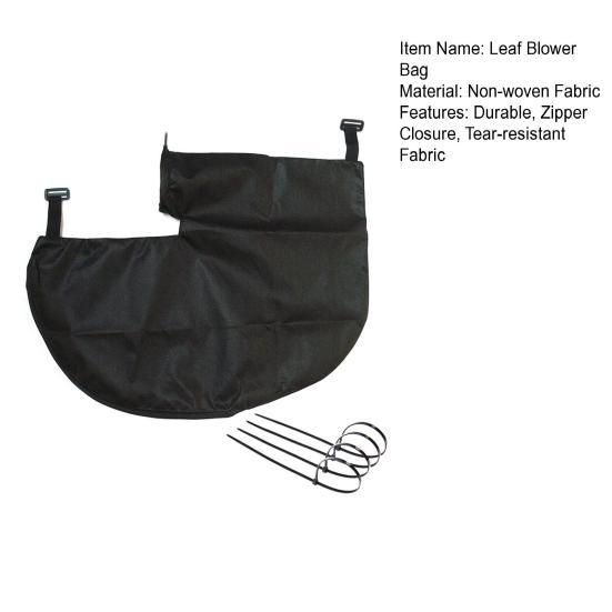 Мешок для пылесоса-воздуходувки, замена, мешок из износостойкой нетканой ткани с застежкой-молнией для сбора листьев, универсальная посадка для Einhell GE-CL