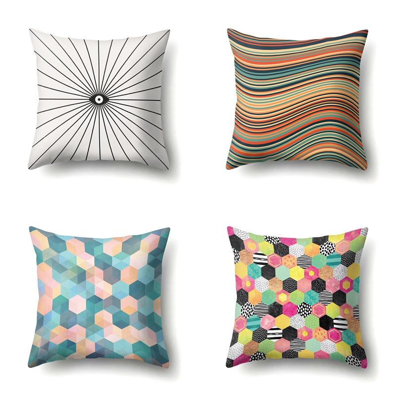 Polyester Pillowcase Automobile Decoration Home Printed Pillowcase