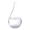 Water Droplets Windstorm Glass Weather Forecast Bottle Crystal Chemistry Decor(White No Base)
