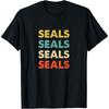 Футболка с надписью Seals Name(2)