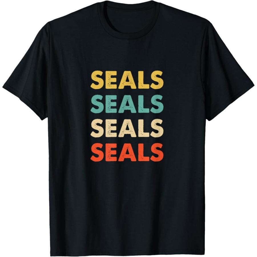 Футболка с надписью Seals Name(2)