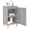 VidaXL Bedside Tables 2 Pcs Sonoma Grey 40x35x70cm Engineered Wood 819641
