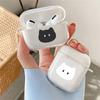 Забавный чехол для наушников 'Кот и Рыба' для Apple AirPods 4-го 3 Pro 2 Защитный чехол-оболочка для AirPod 3 2 Матовый бокс Fundas Air Pod