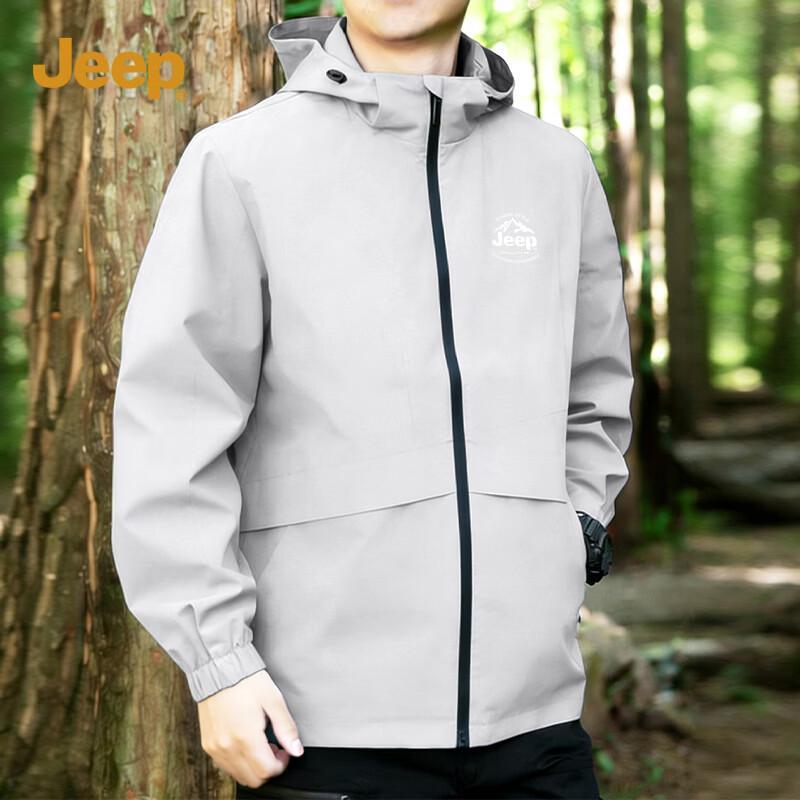 JEEP Men's Spring Splash-Proof Casual Jacket