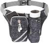 EZIECO Running Bag with Water Bottle Waterproof Sports Waist Walking Jogging Night and Bottle Suitable for Men and and Seniors Holder, Bag, Bag,