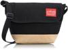 Genuine Suede Fabric Casual Messenger Shoulder Bag MP1603SD12 Black [Manhattan Portage] [Official] (XS)
