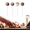 100PC Acrylic Lollipop Sticks Dessert Chocolate Transparent Reusable Cake Pop Clear Sticks Cupcake Toppers Kitchen Dining Bar