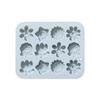 12 Holes Chocolate Moulds Flower Shaped Baking Molds Fondant Moulds Silicone Cake Mold Perfect Gift for DIY Baking Lover