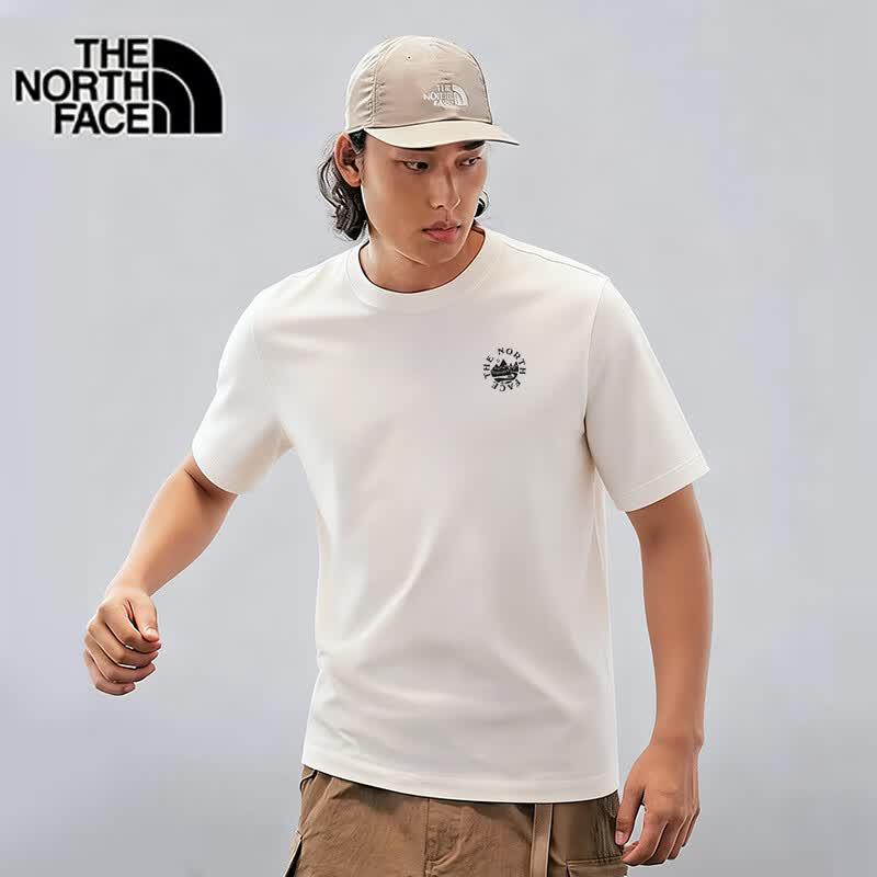 The North Face Унисекс Дышащая футболка с принтом для улицы, с коротким рукавом 8GVG
