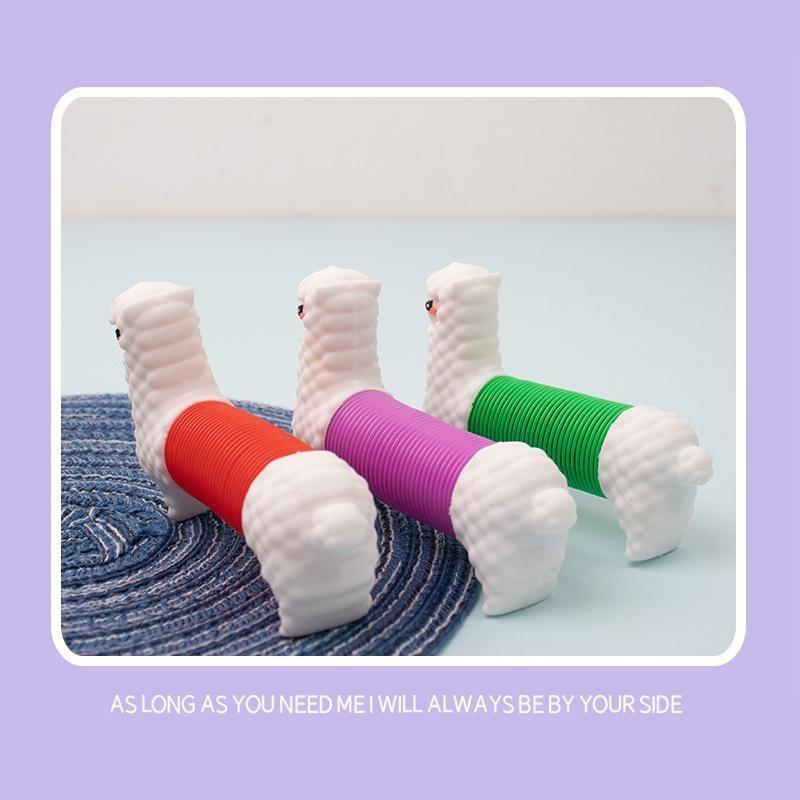 1 шт., сенсорная телескопическая изменяющая форму, изогнутая трубка, игрушки-непоседа, поп-трубки, снимающие стресс, тревогу, декомпрессию, интерактивные гаражные наборы\t