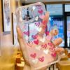 Модный цветочный чехол для телефона iPhone 16 15 14 Pro Max 13 12 11 ударопрочный силиконовый чехол прозрачный чехол