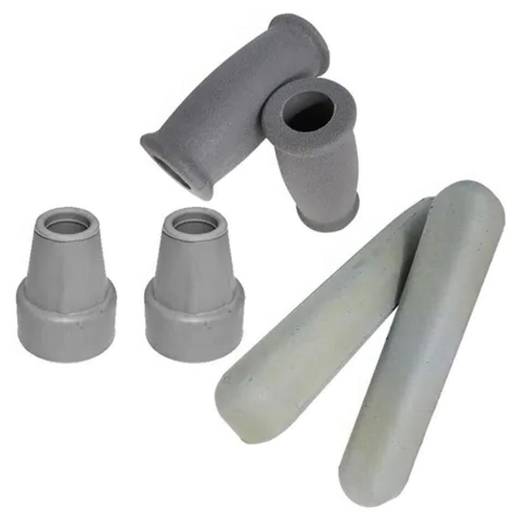 6 шт. подушки для костылей, чехлы для подмышечных кулаков, запасные части, товары для ухода за пожилыми людьми, аксессуары