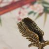 1Pc Antique Copper Eagle Statue Small Ornaments Vintage Brass Animal Figurines Crafts Desk Home Decorations Accessories Gifts
