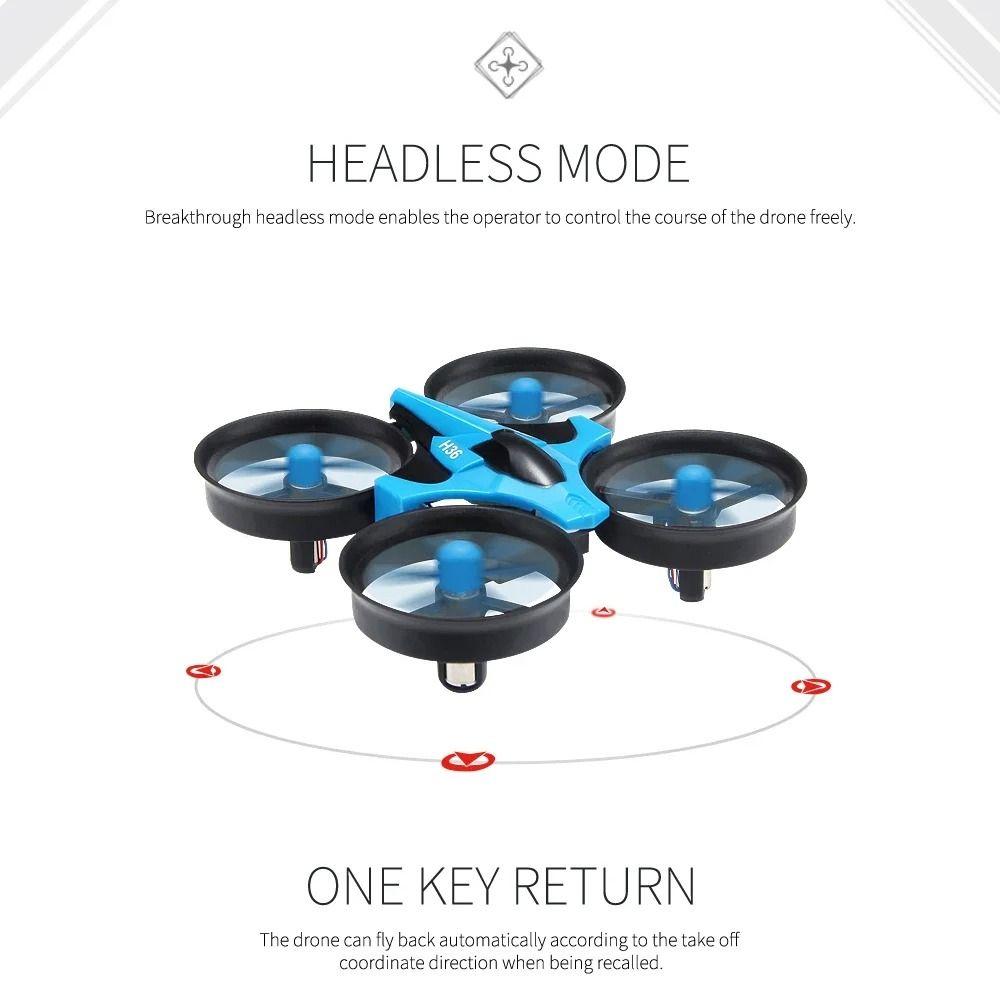 Anti-collision H36 Mini RC Plane 360° Flip 6-Axis Headless Mode Helicopter Kids Gifts