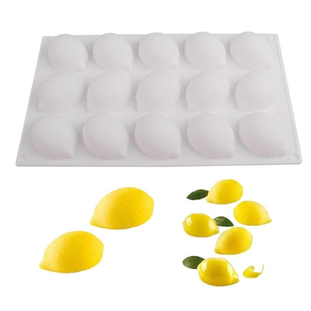 Fruit Shaped Lemon Mousse Cake Mold Food-Grade Silicone Baking Cake Molds Pastry Making