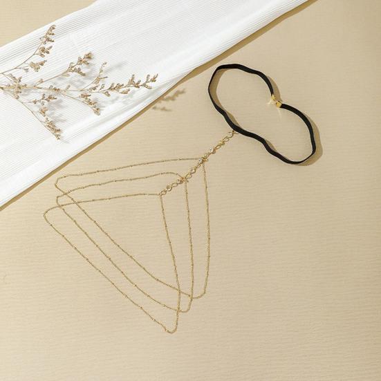 Сексуальная цепочка на бедро, женская регулируемая многослойная цепочка с бриллиантами, роскошная цепочка из золотисто-белого сплава для тела, аксессуар для ног